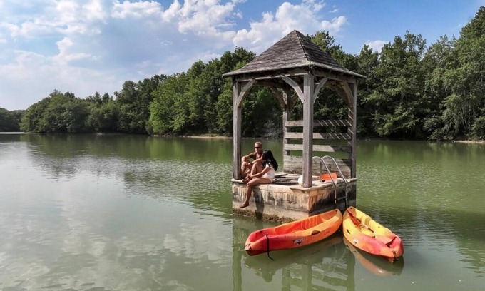 Bretagne-d'Armagnac Ski Chalet | Camping maeva Escapades Les Lacs d'Armagnac * - Campitel Chalet 3 Rooms 4 People