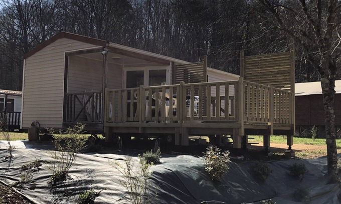 Thonac House | Camping maeva Escapades La Castillonderie * - Comfort Mobile Home 3 Rooms 5 People Air Conditioned
