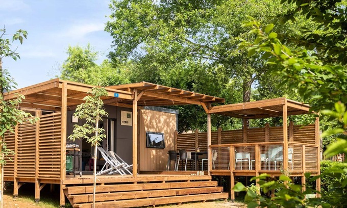 Loches House | Camping Romanée La Citadelle* - EXCLUSIVE mobile home - 2 bedrooms - 2 bathrooms for 4 people