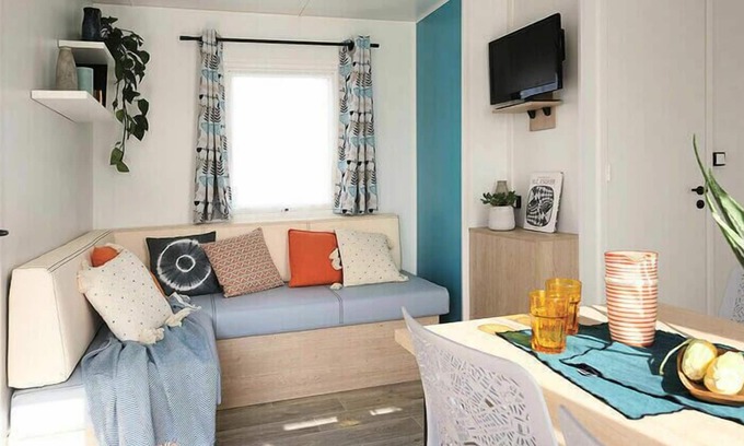 Port-Manech House | Camping Side O Port Manec'h *** - Mobil Home Standing 4 rooms 6 people