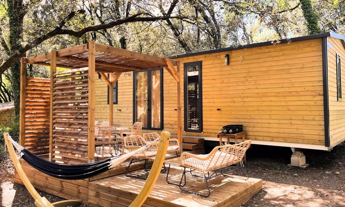 Cendras House | Camping Sunêlia La Clémentine * - Lodge Sunêlia Luxe 33m² - 3 chambres 6 personnes