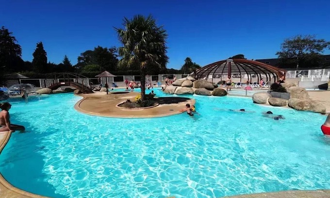 Landudec House | Campsite Domaine de Bel Air* - Mobile home Relax Comfort TV 3 rooms 4/5 people
