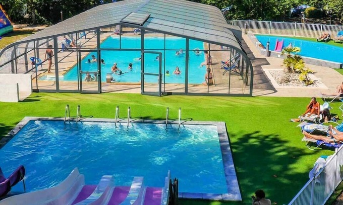 Martiel House | Campsite Flower Le Lac aux Oiseaux **** - Comfort mobile home + 3 rooms for 4 people