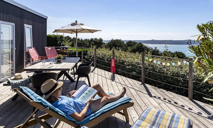 Saint-Cast-le-Guildo House | Campsite Le Chatelet* - Premium 3-room mobile home for 4 people - sea view