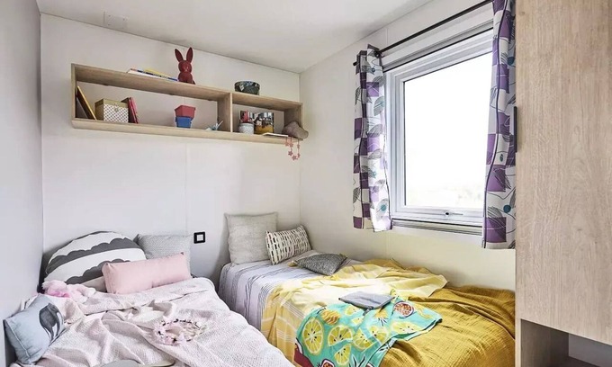 Guerande House | Campsite La Fontaine* - Luxury Mobile Home Lo77 3 rooms 4 people