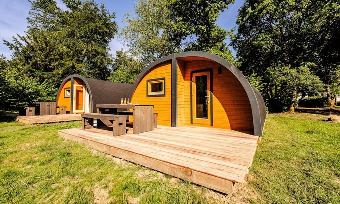 Huelgoat Ski Chalet | Campsite La Rivière d'Argent * - Double Pod - 30m2 - 2 bedrooms 4pers 4 people