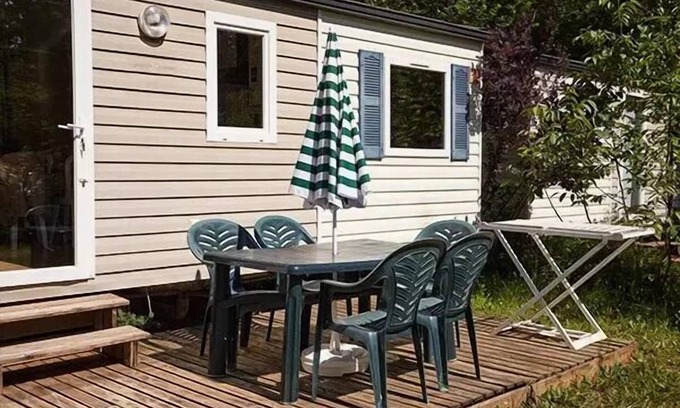Saint-Yvi House | Campsite Le Bois de Pleuven**** - Mobil-home Classic 3 rooms 4 people