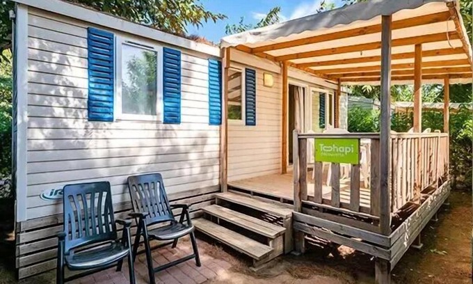 Saint-Yvi House | Campsite Le Bois de Pleuven**** - Mobil-home Classic 4 rooms 6 people