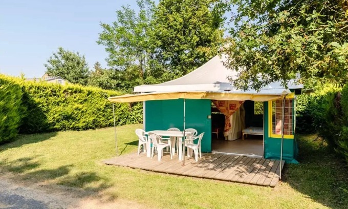 Bois-de-Cene House | Campsite maeva Escapades Le Bois Joli * - Pagan 3-Room Canvas Bungalow for 5 People (4 adults + 1 child -8 years old)