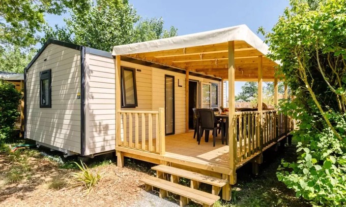 Bois-de-Cene House | Campsite maeva Escapades Le Bois Joli * - Mobile Home Privilege 3 Rooms 4 People + TV