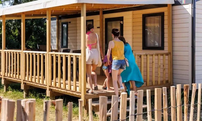 Bois-de-Cene House | Campsite maeva Escapades Le Bois Joli * - Mobile Home Bahia 4 Rooms 6 People + TV