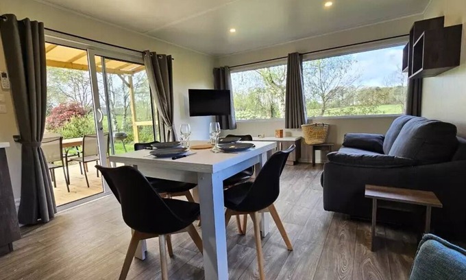 Caro House | Campsite maeva Respire Domaine de Kervallon * - Mobile Home Sweet 3 Rooms 4 People Air Conditioned + TV