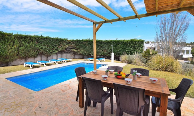 Cala d'Or Ski Chalet | Can Baltasar 224 fantastic villa with private pool, garden, barbecue and air conditioning