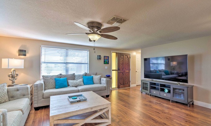 Hudson Beach Estates House | Canalfront Home w/Dock & Access to Gulf of Mexico
