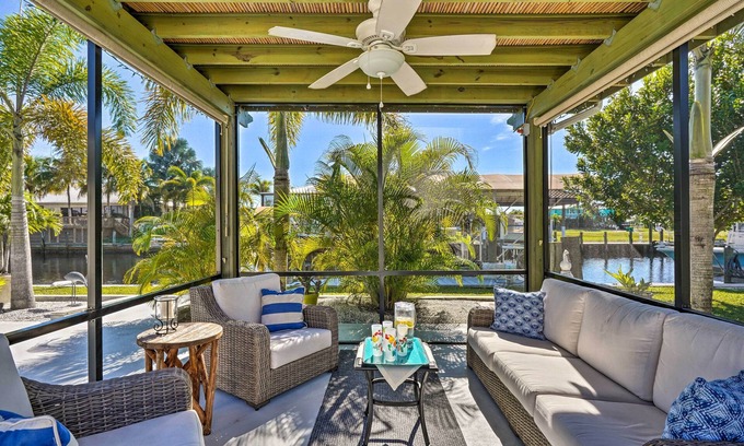 Punta Gorda House | Canalfront Punta Gorda Home with Private Dock!