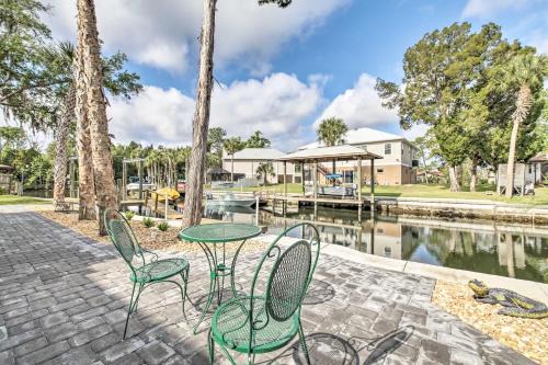 Indian Waters House | Canalside Crystal River Home with Dock and Kayaks