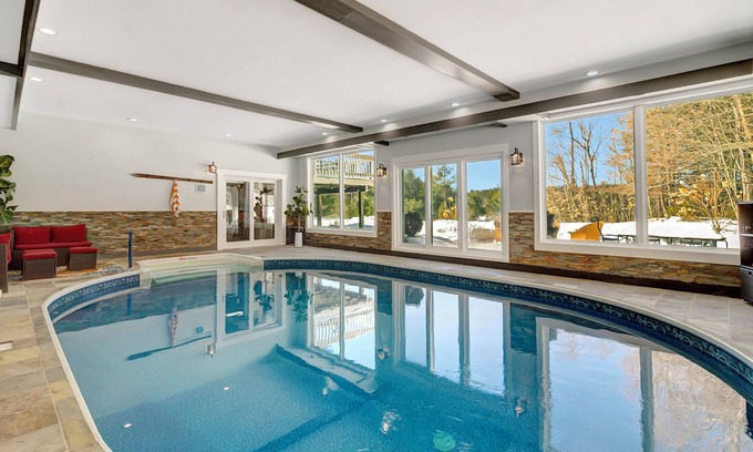 Londonderry House | Cannonballs & Cozy Nights — The Ultimate Vermont Pool House Escape!
