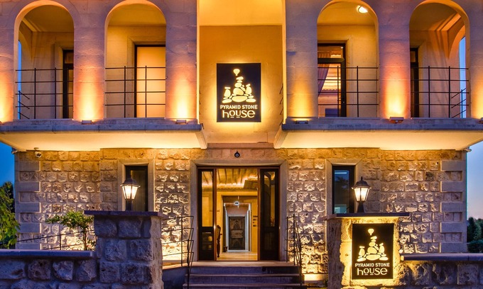 Uchisar Hotel | Cappadocia Pyramid Stone House