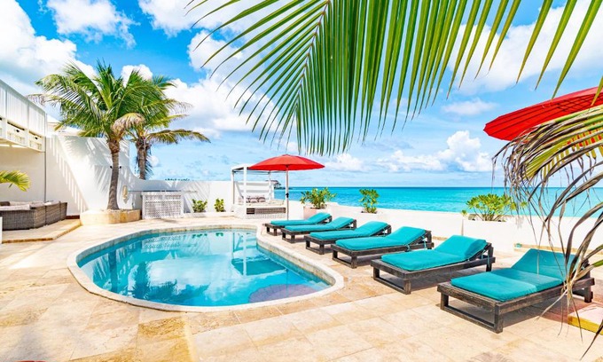 Nassau House | Caprice 7 -Oceanfront Villa - Gated Community with Pool