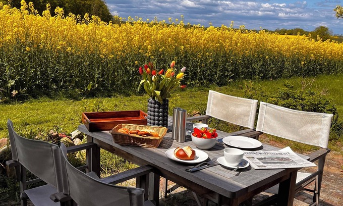 Steinbergkirche House | Captains Lodge - Badewanne, Dusche, Terrasse, Grill, Abgelegen und Strandnah
