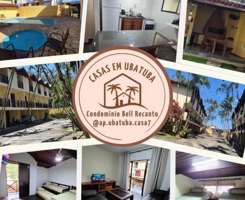 Umuarama House | Casa 6 em Condomínio com 2Quartos 1Mezanino Wifi Piscina Churrasqueira