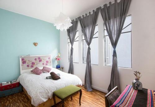 Downtown Mexico City House | Casa Azul for groups since 4 till 30 persons