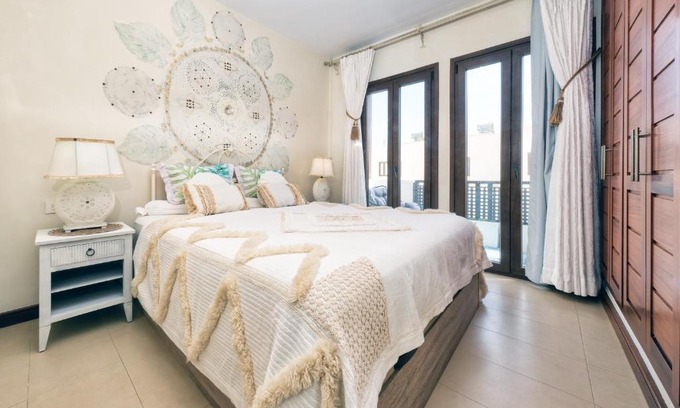 Puerto Calero House | Casa Bleu 2 floors ,2 bedrooms ,equipped kitchen ,balcony ,terrace and grill