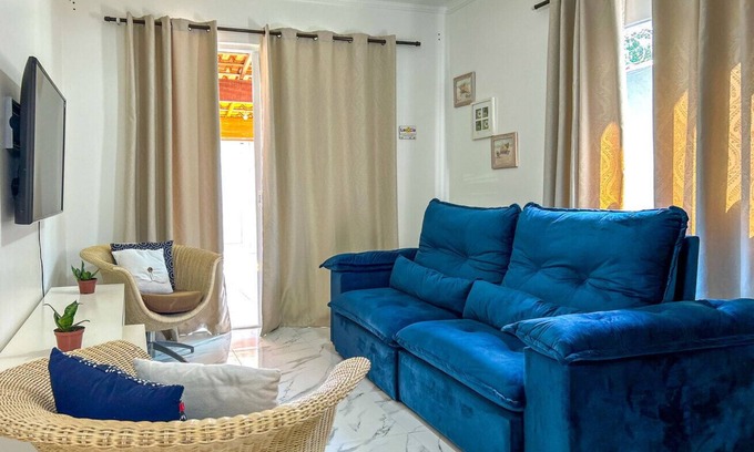 Vista Linda House | Casa c ótima localização e Wi-Fi em Bertioga/SP