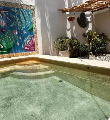 Barrio de Santiago House | Casa colonial con piscina en el centro de Merida
