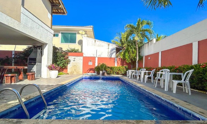 Vilas do Atlantico House | Casa com piscina e churrasq em Lauro de Freitas BA