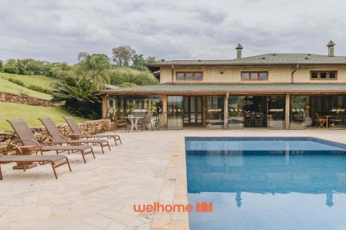 Amparo House | Casa de luxo em Amparo com piscina e churrasqueira