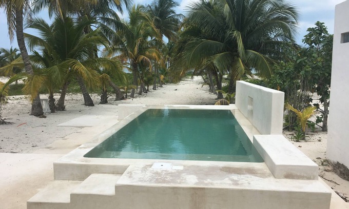 Telchac Puerto House | Casa del Palmar, in the beach,Telchac Puerto Yucatan