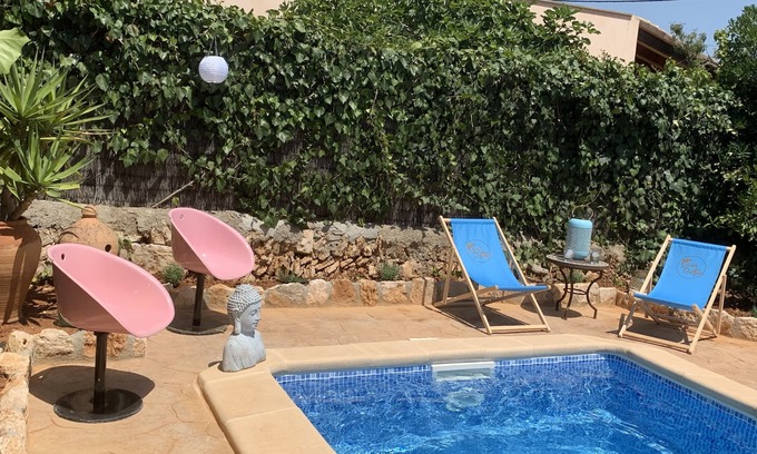 Cala Llombards House | Casa Delfin - Pool/air conditioning/WLAN near the beach 4 persons - modernized in 2020