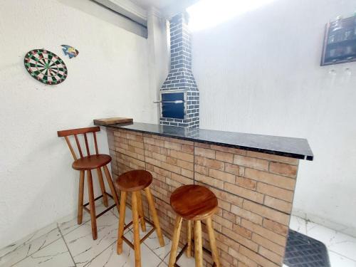 Jardim Nautilus House | Casa Espaçosa 3 Quartos Sala Cozinha e Churrasqueira