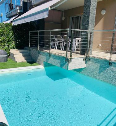 Moniga del Garda Apartment | Casa Eva con piscina privata