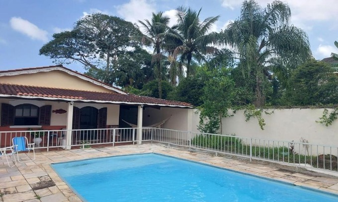 Sitio Paecara House | Casa Guarujá c/piscina grande