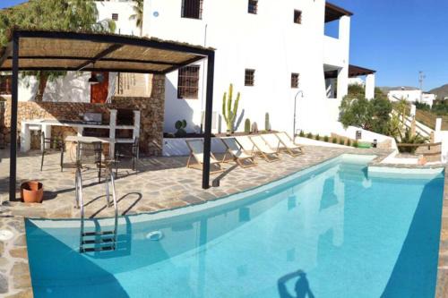 Las Negras House | Casa Las Negras , piscina privada y vistas al mar.
