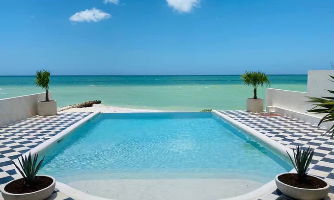 Chuburna Puerto House | Casa Ocea ~ An Oceanfront Art Retreat