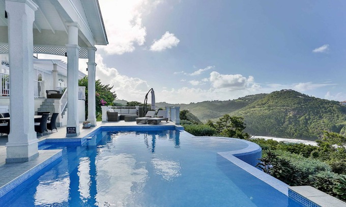 Sea Breeze Hills Villa | Cayman Villa in Cap Estate by Personal Villas - Infinity Pool, Martinique Views