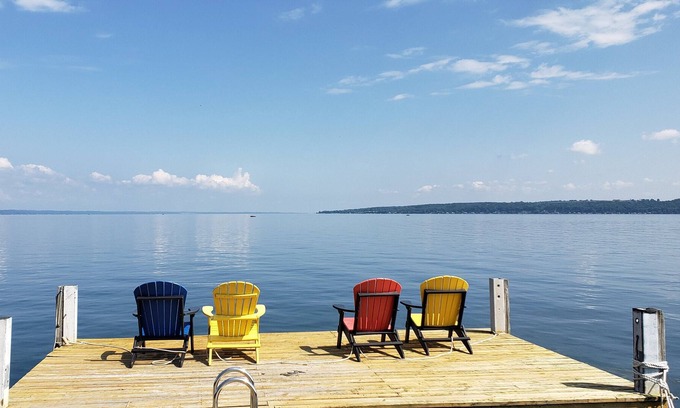 Sheldrake House | Cayuga Lake Renovated Quiet Home on Waterfront Property in Sheldrake