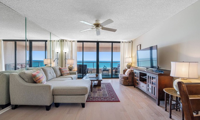 Sand Key Condo | CBC 1-11B - 2 Bedroom Gulf Front Condo with pool & Hot tub!