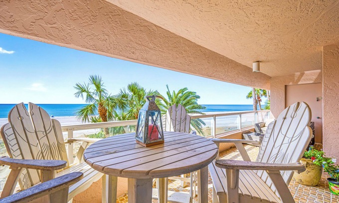 Sand Key Condo | CBC 1-3E –Gulf & Intercoastal Views, pool, hot tub, gym, tennis, 4 Balconies!
