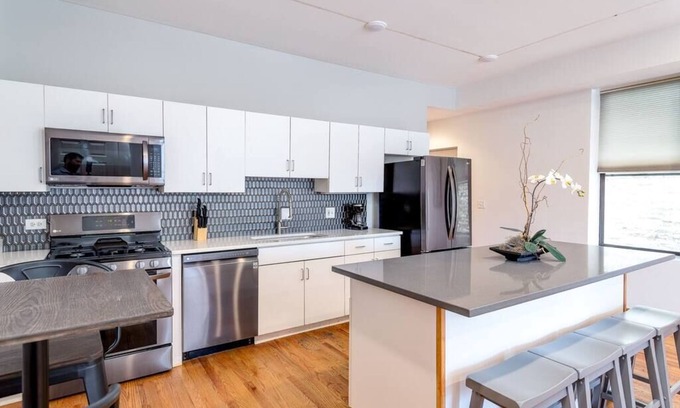 Pulaski Park House | Central Chicago Suite Access to Patio!!! Suite 1