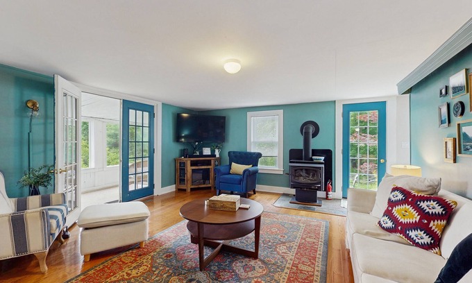 Wolfeboro House | Central home: near town, lake, skiing, rail trial, snowshoe from your door