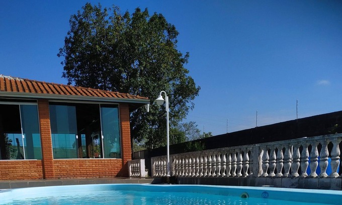 Piedade House | Chácara Arara Azul - Piedade/SP swimming pool wifi barbecue games room