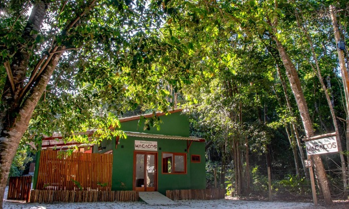 Cumuruxatiba Ski Chalet | Chalé pé na areia c WIFI -Praia do Peixe Grande/BA