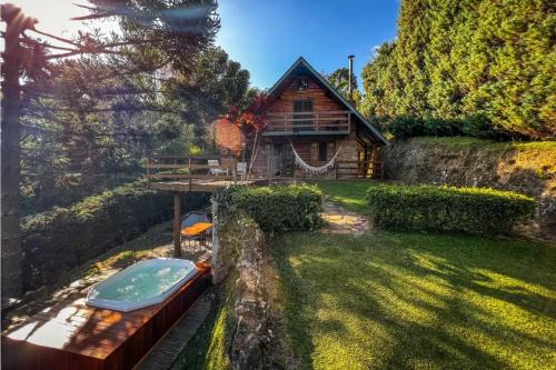 Sao Bento do Sapucai Ski Chalet | Chalé São Bernardo - banheira de hidromassagem privativa