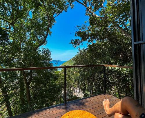 Rio das Pacas Ski Chalet | Chalé Sattva - Vista Mar - Florianópolis - SC - Brasil