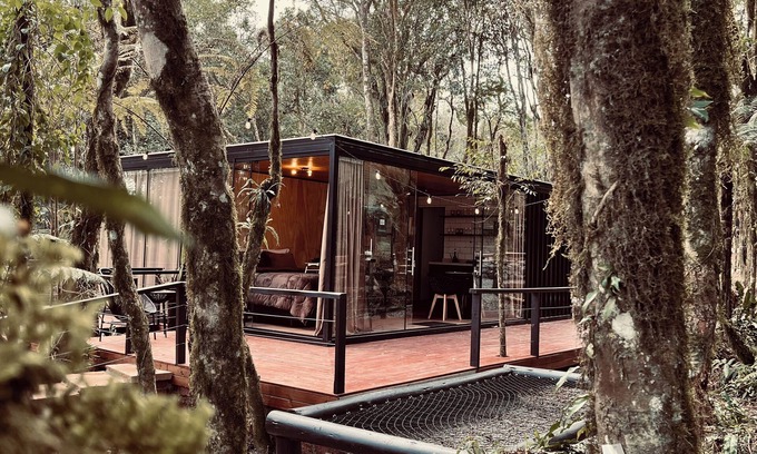 Canela Ski Chalet | Chalé Wood, Rodeado de Árvores