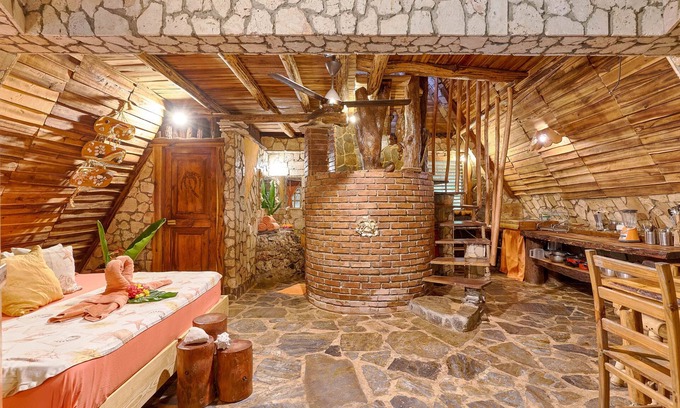 Las Galeras Ski Chalet | Chalet #2 Shell, signature pool villa at Chalet Tropical bio-hotel